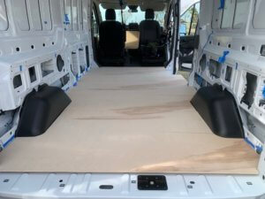 The Many Steps in a Great Van Subfloor