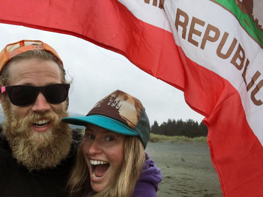 Two Oregon Coast Trail hikers make it 400 miles to the California border.