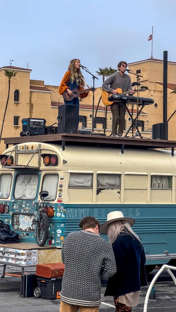 Arbour Season playing at TinyFest in San Diego.