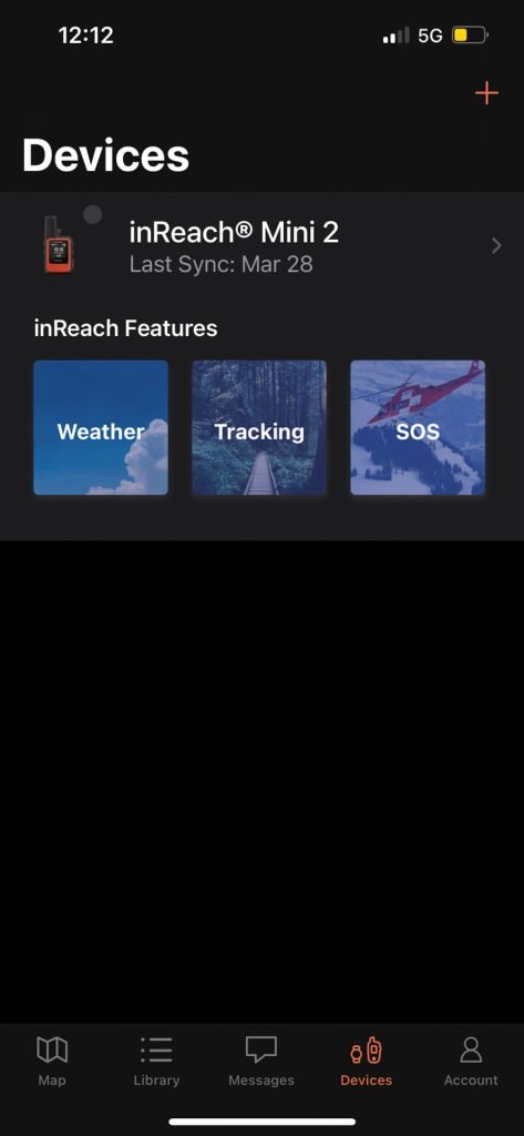 Garmin Explore InReach Mini Options
