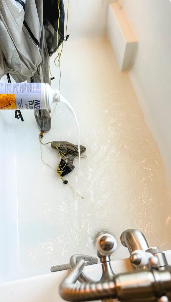 Re-waterproof your tent with Nikwax TX Direct.