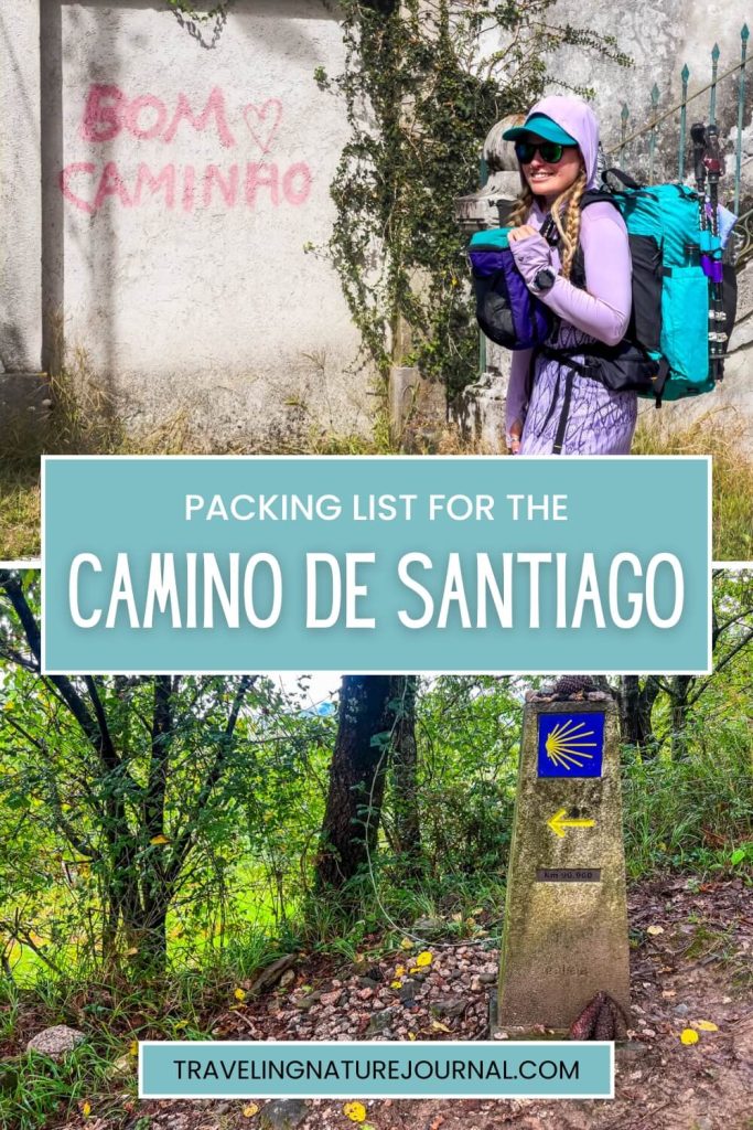 Here is everything in my backpack for our recent Portuguese Camino de Santiago hike!  This packing list will work for any Camino de Santiago from the Camino frances, the Camino del Norte, the Camino primativo and more!