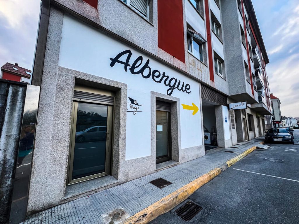 Albergue de Meiga in Padr&oacute;n, Spain on the Portuguese Camino.