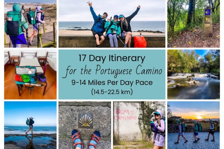 Assorted photos from the Portuguese Camino on this Porto to Santiago Itinerary.