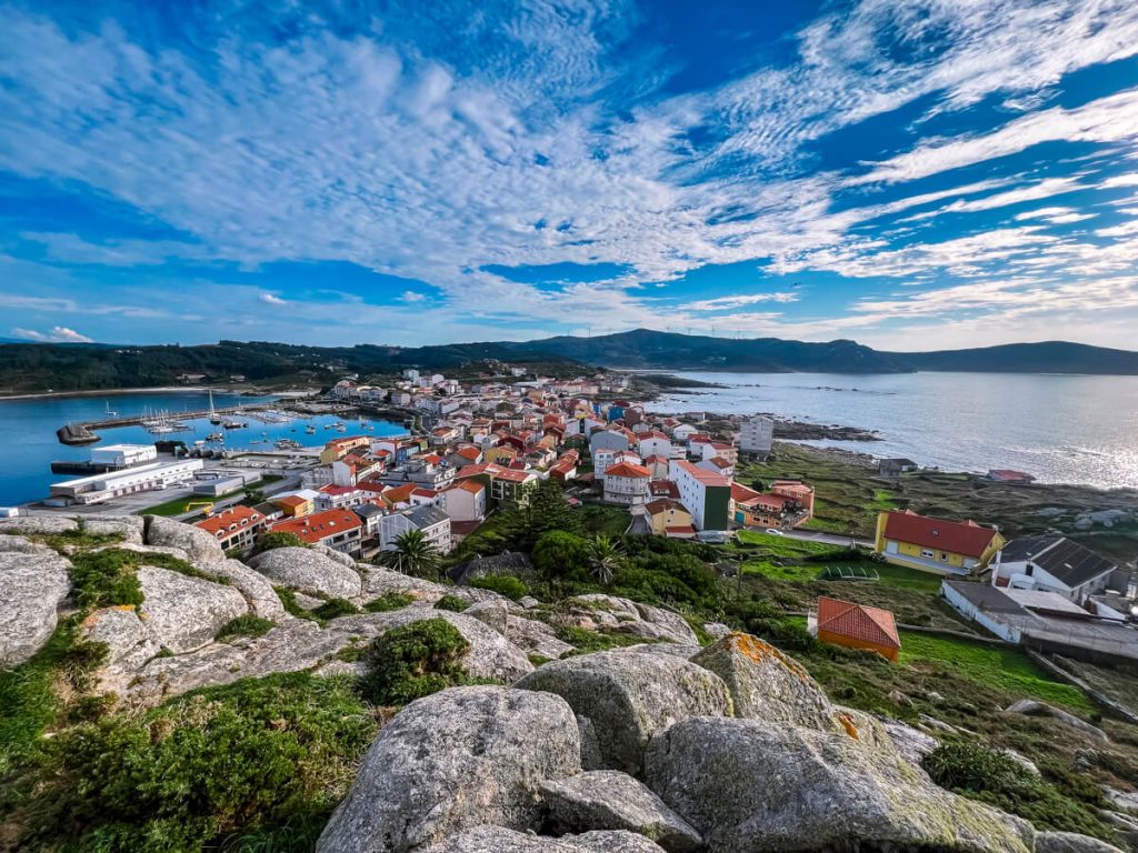View of Mux&iacute;a from the top of the hill.