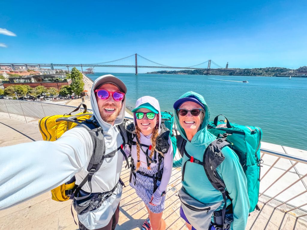 Warm southern Portugal weather from Lisbon to Porto.