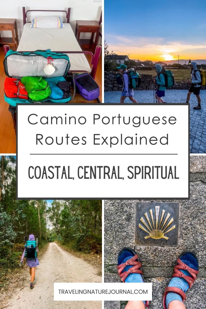 Camino Portuguese Routes: Coastal, Central, and Spiritual.  This post explains everything you need to know before hiking the Portuguese Camino.
