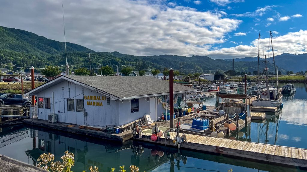 Garibaldi Marina and boathouse.