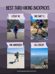 The four best thru-hiking backpacks that I've used while hiking over 20,000 miles.