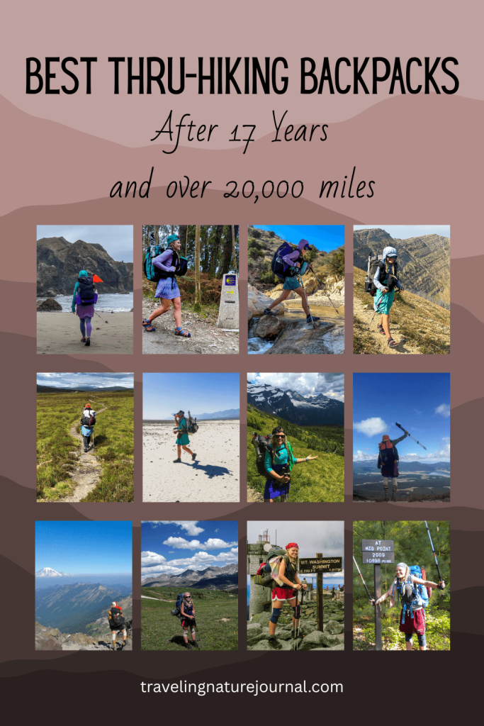 These are the best thru-hiking backpacks I've used after 20,000+ miles, 17 years, and 13 backpacks!