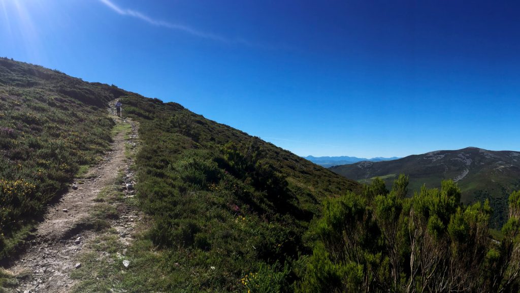 The Camino Primitivo walks through the mountains on dirt trails frequently.