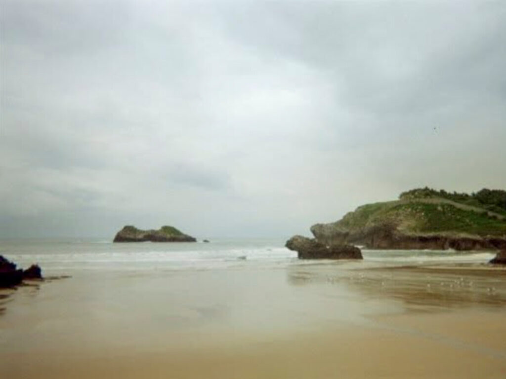 Sea stacks on the Spanish Coast.